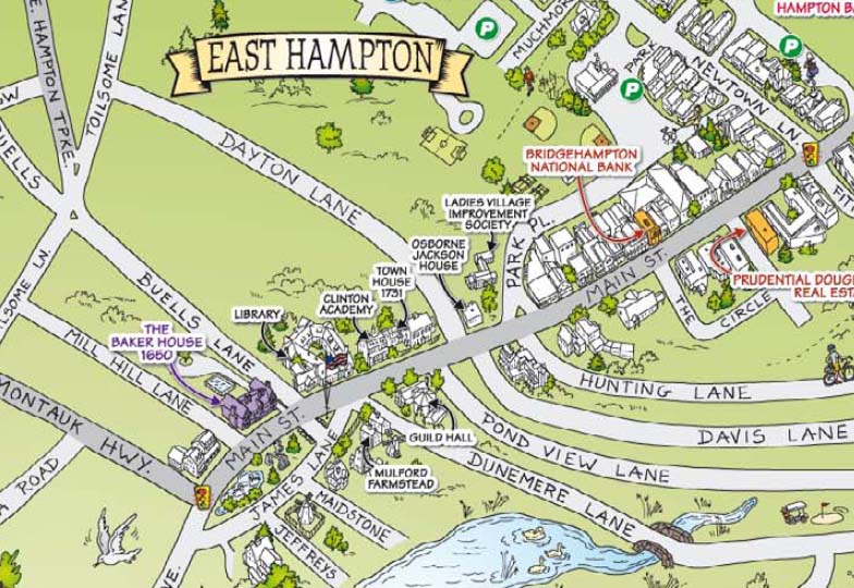 32 East Hampton Ny Map Maps Database Source - Bank2home.com